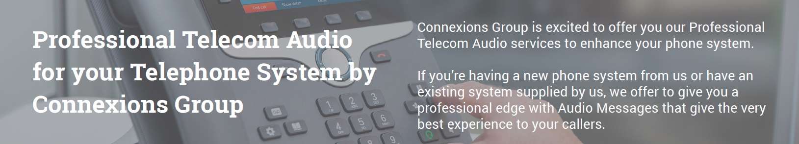 professional telecom audio